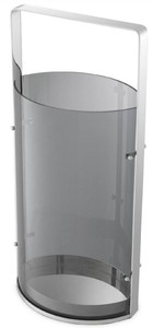 Casa Padrino Luxus Kerzenleuchter Silber / Grau 29,5 x 21 x H. 65 cm - Gastronomie Accessoires - Luxus Qualität