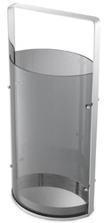 Casa Padrino portacandele di lusso argento / grigio 29,5 x 21 x A. 65 cm - Accessori Gastronomia - Qualità di Lusso

