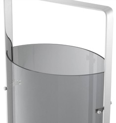 Casa Padrino portacandele di lusso argento / grigio 29,5 x 21 x A. 65 cm - Accessori Gastronomia - Qualità di Lusso

