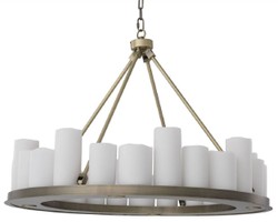 Casa Padrino lustre LED de luxe laiton / blanc Ø 90 x H. 65 cm - Lustre rond moderne avec télécommande - Qualité de Luxe