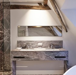 Casa Padrino designer wall mirror black 41 x 2 x H. 174 cm - Living room mirror - Bedroom mirror - Bathroom mirror - Wardrobe mirror - Luxury Collection