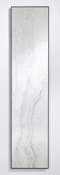 Casa Padrino designer wall mirror black 41 x 2 x H. 174 cm - Living room mirror - Bedroom mirror - Bathroom mirror - Wardrobe mirror - Luxury Collection