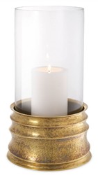 Casa Padrino portacandele di lusso ottone vintage Ø 21 x A. 40,5 cm - Accessori per Hotel e Ristoranti - Qualità di Lusso

