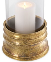 Casa Padrino portacandele di lusso ottone vintage Ø 21 x A. 40,5 cm - Accessori per Hotel e Ristoranti - Qualità di Lusso

