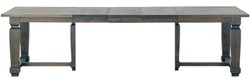 Handgefertigter Luxus Landhausstil Massivholz Esstisch Naturfarben Grau Handcrafted Luxury Country Style Solid Wood Dining Table Natural Gray 