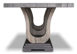 Casa Padrino table à manger de luxe en bois massif H. 77 cm - Différentes Couleurs et Tailles - Table de salle à manger en bois massif au look rustique - Meubles rustiques en bois massif