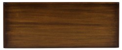 Casa Padrino luxury Art Nouveau bedside table brown 71 x 28 x H. 76 cm - Elegant solid wood bedside table - Side table with drawer and rattan shelf - Bedroom Furniture