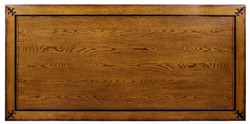 Casa Padrino table à manger de style campagnard de luxe marron 210 x 102 x H. 77 cm - Table de cuisine en bois massif rustique - Mobilier de salle à manger en bois massif de style campagnard rustique