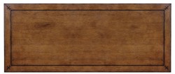 Casa Padrino mesa de comedor de estilo campestre de lujo marrón 275 x 116 x A. 77 cm - Mesa de cocina rústica de madera maciza - Muebles de comedor de madera maciza de estilo campestre rústico