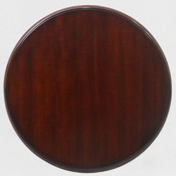 Casa Padrino luxury baroque side table dark brown Ø 50 x H. 62 cm - Round mahogany table - Mahogany furniture in baroque style
