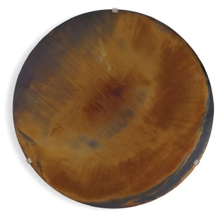 Casa Padrino luxury mirror multicolor Ø 119 cm - Round concave wall mirror with wall bracket - Luxury Collection