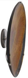 Casa Padrino luxury mirror multicolor Ø 119 cm - Round concave wall mirror with wall bracket - Luxury Collection