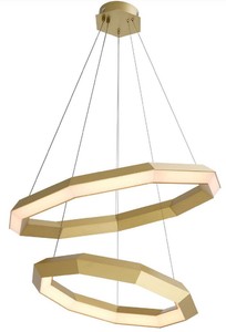 Casa Padrino Lustre de Luxe Laiton Antique Ø 80 x H. 206 cm - Lustre de Salon - Lustre d'Hôtel - Qualité de Luxe