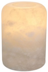 Casa Padrino luxury alabaster tealight holder Ø 12 x H. 16 cm - Deco Accessories - Luxury Quality
