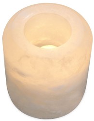 Casa Padrino titular de candelita de alabastro de lujo Ø 12 x A. 13 cm - Accesorios Deco - Calidad de Lujo