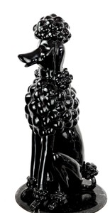 Casa Padrino figurine décorative caniche chien noir H. 63 cm - Sculpture décorative résistante aux intempéries - Déco salon - Déco jardin - Déco terrasse Casa Padrino figurine décorative caniche chien noir H. 63 cm - Sculpture décorative résistante aux intempéries - Déco salon - Déco jardin - Déco terrasse