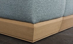 Moderner Wohnzimmer Hocker Hellblau Naturfarben Modern Living Room Stool Light Blue Natural