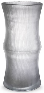 Casa Padrino luxury decorative glass vase Ø 18 x H. 37,5 cm - Elegant hand blown flower vase - Decoration Accessories