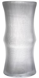Casa Padrino luxury decorative glass vase Ø 18 x H. 37,5 cm - Elegant hand blown flower vase - Decoration Accessories