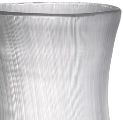 Casa Padrino luxury decorative glass vase Ø 18 x H. 37,5 cm - Elegant hand blown flower vase - Decoration Accessories