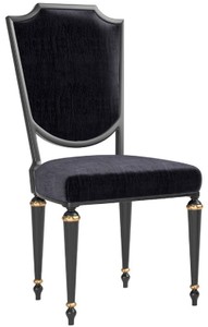Luxus Barock Esszimmerstuhl Schwarz Antik Gold Luxury Baroque Dining Chair Black Antique Gold
