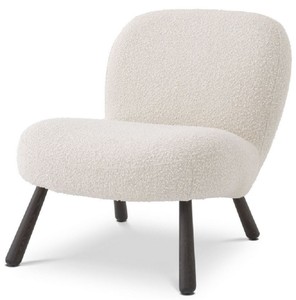 Casa Padrino sillón de lujo crema / marrón 67 x 88 x A. 71 cm - Sillón de Salón - Muebles de Salón de Lujo