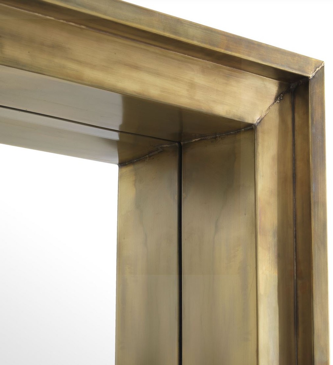 Casa Padrino luxury wall mirror vintage brass 80 x 20 x H. 200 cm - Living room mirror - Bedroom mirror - Wardrobe mirror - Luxury Furniture