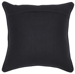 Casa Padrino cojín decorativa de lujo negro / oro 50 x 50 cm - Almohada decorativa noble con patrón elegante - Calidad de Lujo - Colección Hotel 