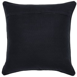 Casa Padrino coussin décoratif de luxe noir / blanc 50 x 50 cm - Oreiller décoratif noble avec motif élégant - Qualité de Luxe - Accessoires Décoratifs 