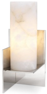 Luxus Designer Tischleuchte mit Alabaster Lampenschirm Luxury Designer Table Lamp with Alabaster Lampshade
