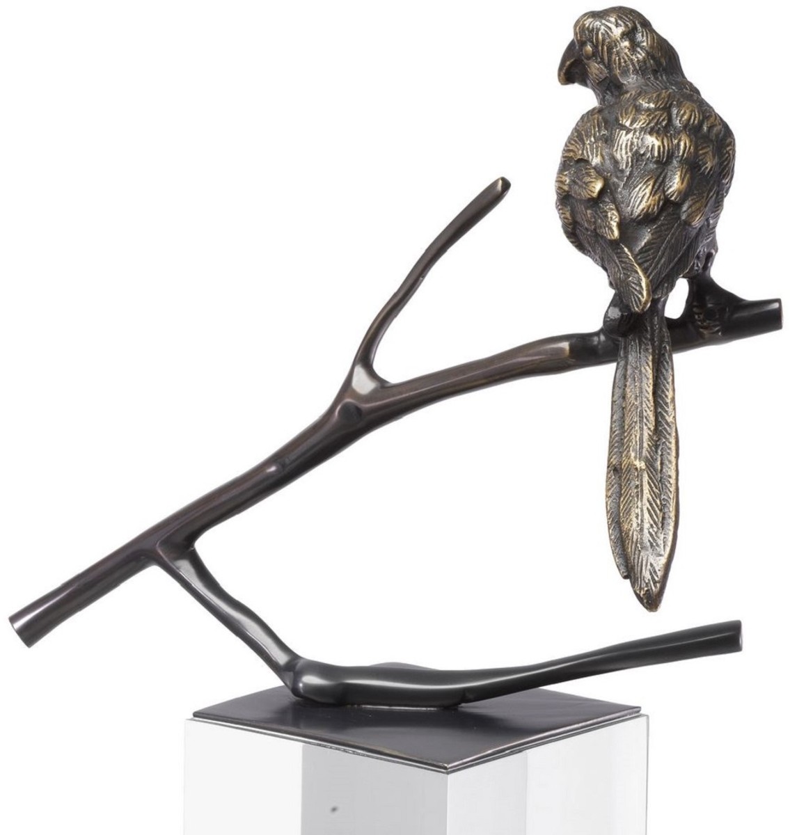 Casa Padrino set di oggetti di decorazioni di 2 di lusso bronzo - Decorazione per Ufficio - Decorazione per Scrivania - Decorazione per Soggiorno - Collezione di Lusso