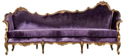 Barock Wohnzimmer Sofa Barockstil Sofa Antik Stil Sofa Lila Gold Baroque Living Room Sofa Baroque Style Sofa Antique Style Sofa Purple Gold