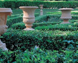 Luxus Barock Keramik Terracotta Deko Blumenvase Luxury Baroque Ceramic Terracotta Deco Flower Vase