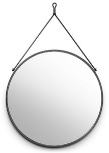 Casa Padrino Luxury Stainless Steel Wall Mirror Bronze Ø 65 x 3 x H. 97 cm - Wardrobe Mirror - Living Room Mirror - Bedroom Mirror - Luxury Collection