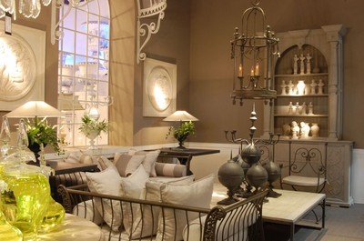 Casa Padrino Luxus Landhausstil Schrank Hellgrau - Handgefertigter Massivholz Regalschrank - Wohnzimmerschrank - Esszimmerschrank - Landhausstil Möbel