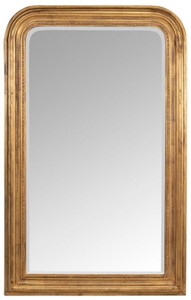 Casa Padrino specchio barocco oro antico 100 x 5 x A. 161 cm - Elegante specchio da parete in stile barocco - Specchio guardaroba in stile antico - Specchio soggiorno - Mobili Barocchi