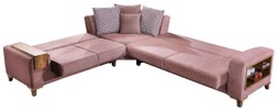 Modernes Luxus Wohnzimmer Sofa Schlafsofa Ecksofa Rosa Modern Luxury Living Room Sofa Bed Corner Sofa Pink 
