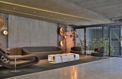 Casa Padrino Sofá de Diseño Gris 315 x 82 x A. 70 cm - Sofá de Salón - Sofá Loft - Sofá de Hotel - Sofá de Vestíbulo - Calidad de Lujo