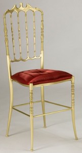 Casa Padrino chaise de salle à manger de luxe bordeaux rouge / or - Chaise de cuisine en laiton noble avec tissu satiné - Meubles de salle à manger - Meubles d'hôtel - Meubles de restaurant