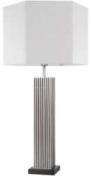 Luxus Designer Tischleuchte Silber Schwarz Weiß Luxury Designer Table Lamp Silver Black White