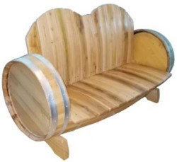 Luxus Garten Terassen Gastronomie Fass Sofa Luxury Garden Terraces Catering Barrel Sofa 