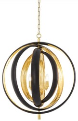 Luxus Wohnzimmer Hotel Restaurant Kronleuchter Schwarz Messing Luxury Living Room Hotel Restaurant Chandelier Black Brass