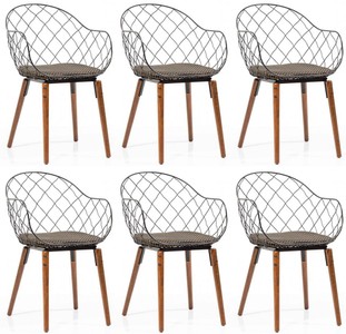 Modernes Luxus Gartenstuhl Set Schwarz Gold Grau Braun Modern Luxury Garden Chair Set Black Gold Gray Brown