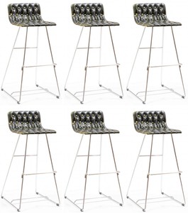 Modernes Luxus Barstuhl Set Schwarz Gold Silber Modern Luxury Bar Stool Set Black Gold Silver 