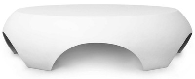 Moderner Luxus Designer Garten Terrassen Tisch Couchtisch Matt Weiß Modern Luxury Designer Garden Terrace Table Coffee Table Matt White 