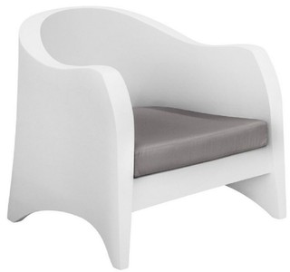 Luxus Garten Terrassen Hotel Pool Sessel Matt Weiß Dunkelgrau Luxury Garden Terraces Hotel Pool Armchair Matt White Dark Gray