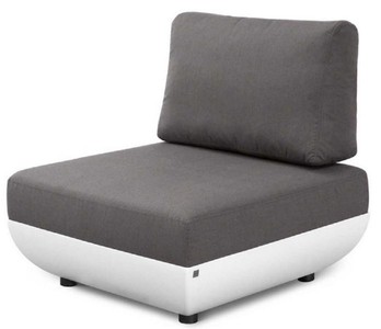 Luxus Garten Terrassen Hotel Pool Sessel Matt Weiß Dunkelgrau Luxury Garden Terraces Hotel Pool Armchair Matt White Dark Gray