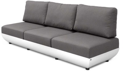 Luxus Garten Terrassen Hotel Pool Sofa Matt Weiß Dunkelgrau Luxury Garden Terraces Hotel Pool Sofa Matt White Dark Gray