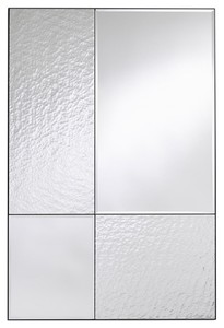 Casa Padrino luxury wall mirror black 80 x 2 x H. 120 cm - Hotel & Restaurant Mirror - Luxury Collection