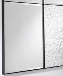 Casa Padrino Luxus Wandspiegel Schwarz 80 x 2 x H. 120 cm - Hotel & Restaurant Spiegel - Luxus Kollektion